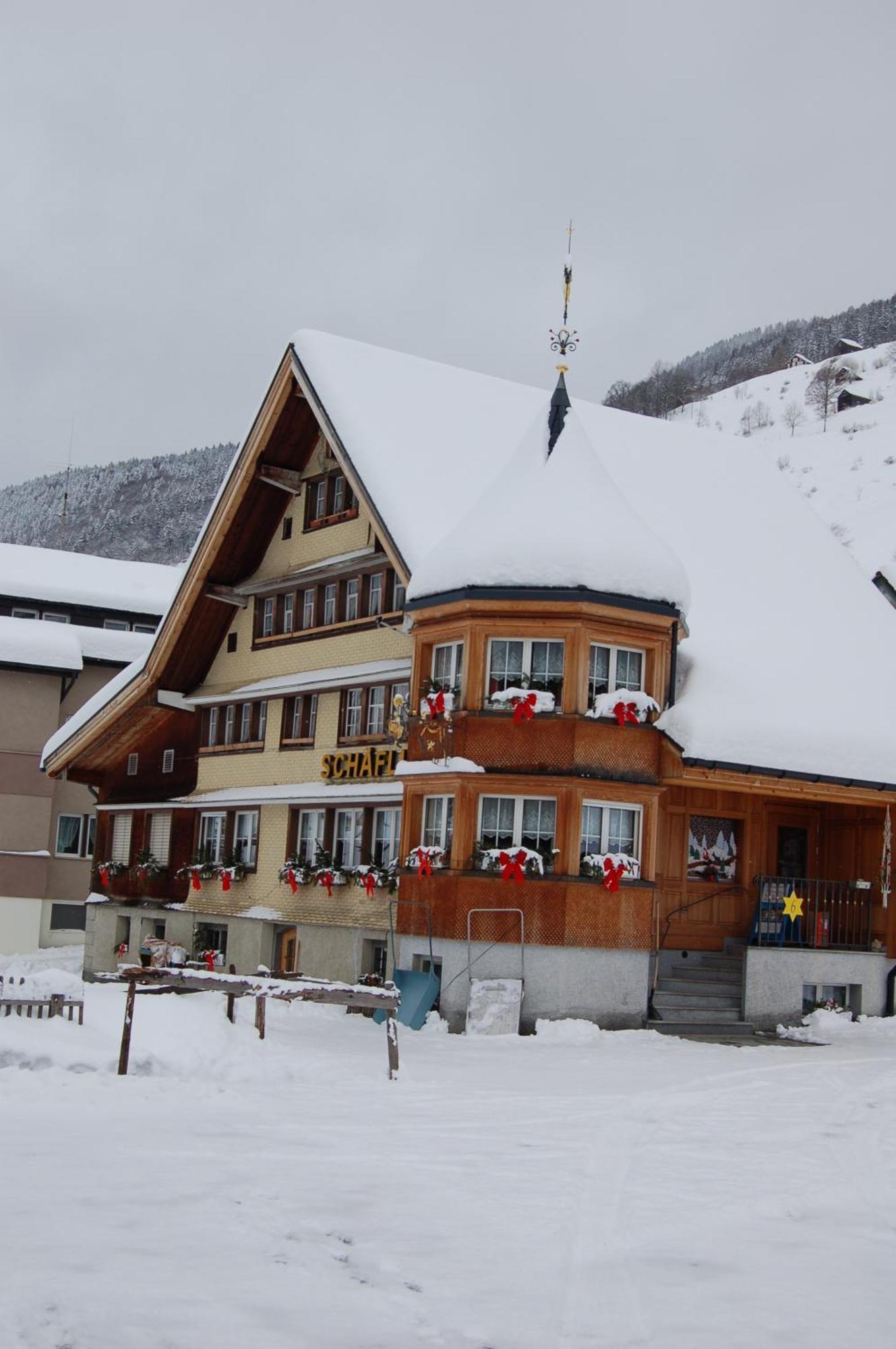 Gasthaus Schäfli Alt St. Johann Exterior foto