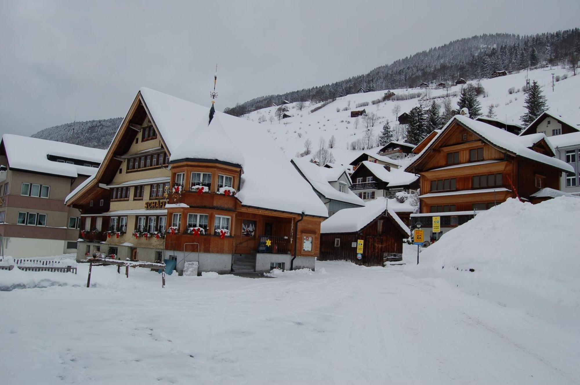 Gasthaus Schäfli Alt St. Johann Exterior foto
